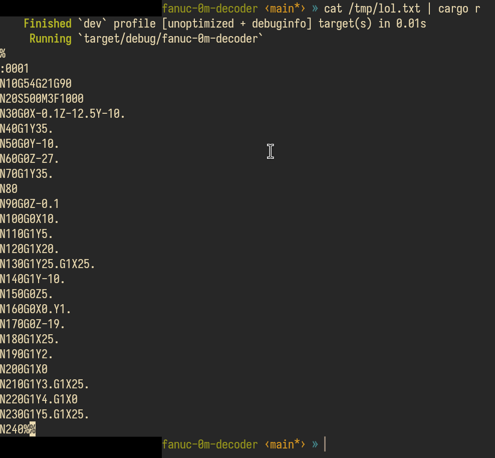 decoded gcode